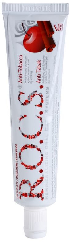 R.O.C.S. Anti-Tobacco pasta de dientes para fumadores con efecto blanqueador
