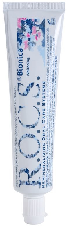 R.O.C.S. Bionica Whitening natürliche Zahncreme mit bleichender Wirkung