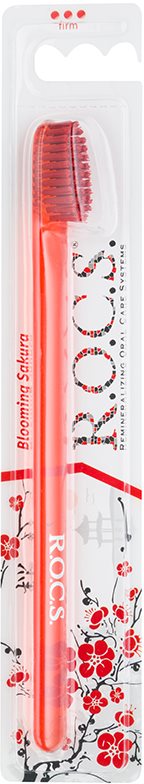 R.O.C.S. Blooming Sakura Professional cepillo de dientes duro