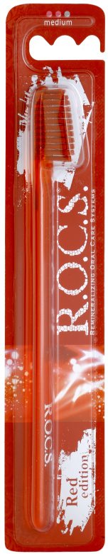 R.O.C.S. Red Edition Zahnbürste Medium