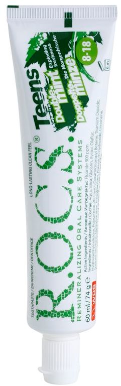 R.O.C.S. Teens Double Mint Exploding Freshness pasta de dientes