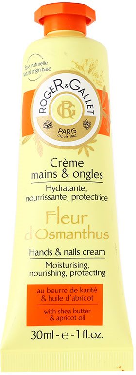 Roger & Gallet Fleur d'Osmanthus krema za roke in nohte s karitejevim maslom in oljem marelice