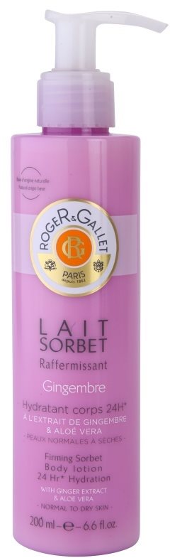 Roger & Gallet Gingembre feuchtigkeitsspendende Körpermilch für normale und trockene Haut