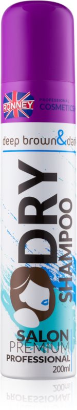 Ronney Dry Shampoo suchý šampon pro tmavé vlasy