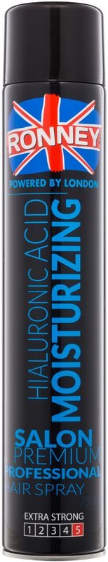 Ronney Hialuronic Acid Moisturizing lak na vlasy pro fixaci a tvar