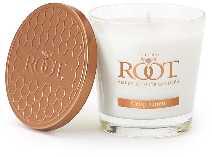 Root Candles Crisp Linen świeczka zapachowa 179 g