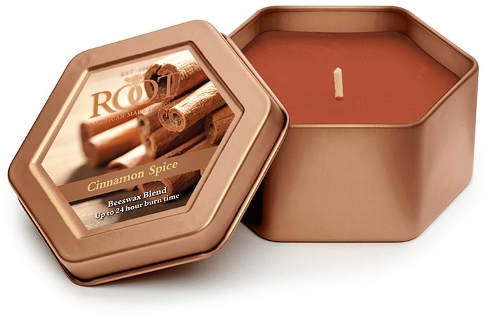 Root Candles Cinnamon Spice Duftkerze 113 g in Blechverpackung