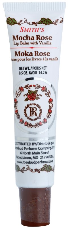 Rosebud Perfume Co. Smith´s Mocha Rose balsam de buze in tub