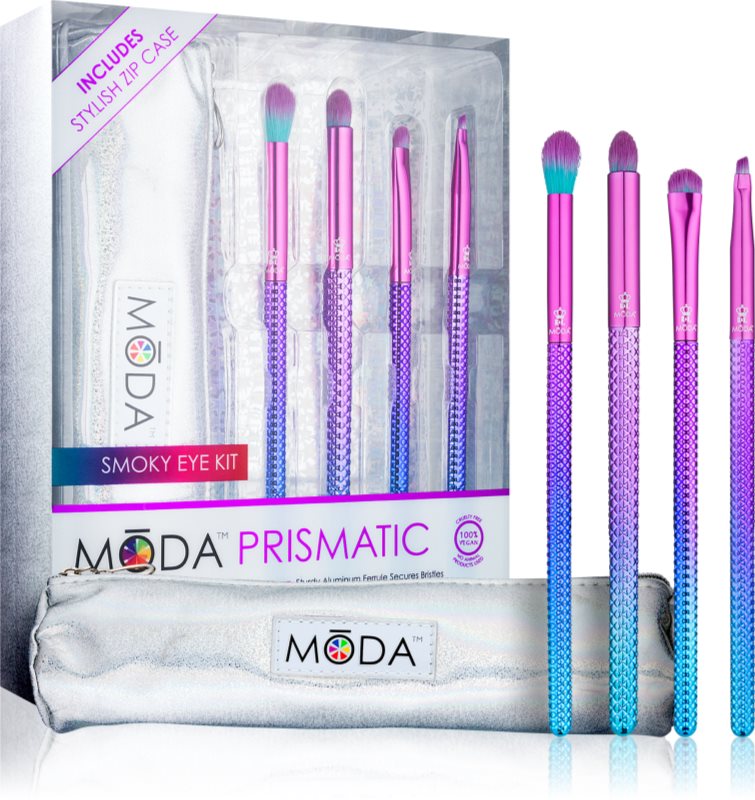 Royal and Langnickel Moda Prismatic Smokey Eye set e pensule cu husa
