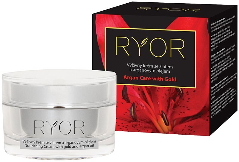 RYOR Argan Care with Gold krem odżywczy ze złotem i olejkiem arganowym