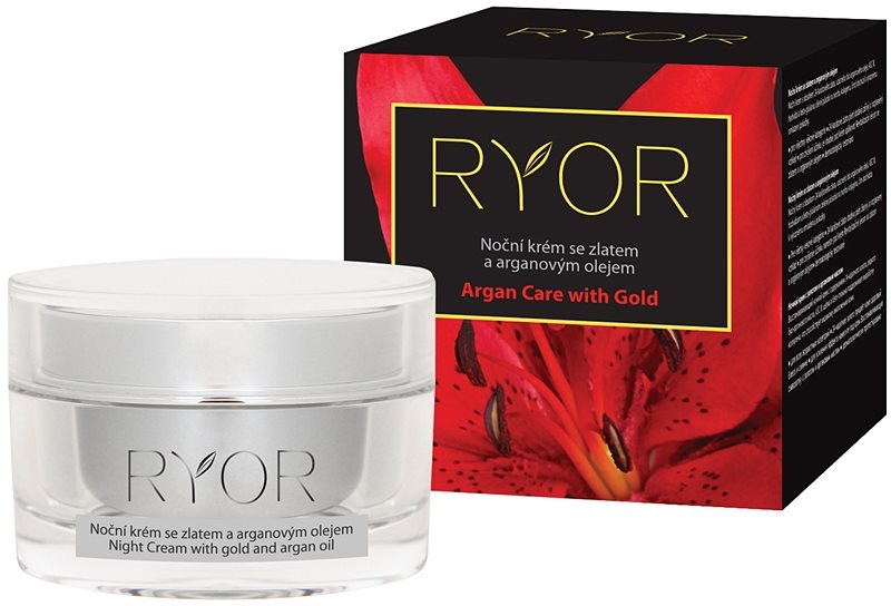 RYOR Argan Care with Gold krem na noc ze złotem i olejkiem arganowym