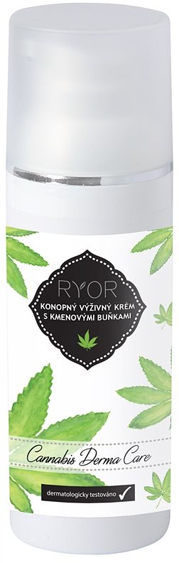 RYOR Cannabis Derma Care konopný výživný krém s kmenovými buňkami