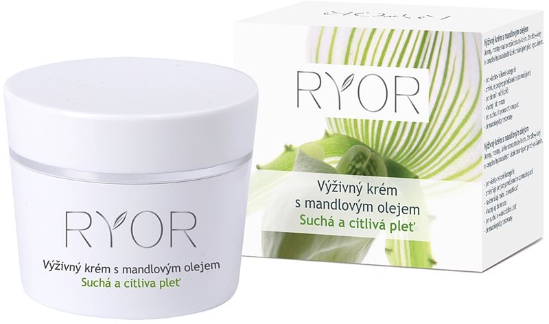 RYOR Dry And Sensitive hranilna krema z mandljevim oljem