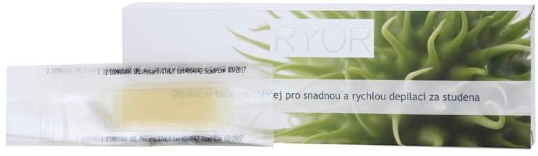 RYOR Depilation and Shaving depilační fólie na obličej pro snadnou a rychlou depilaci za studena