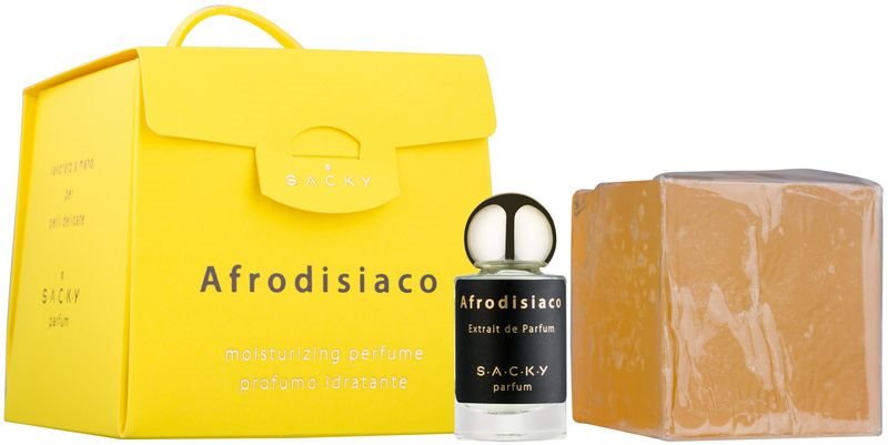 S.A.C.K.Y. Afrodisiaco perfume hidratante unissexo 150 g + extrato de perfume 5 ml