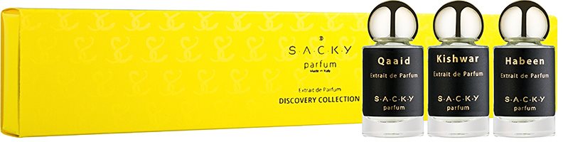 S.A.C.K.Y. Discovery Collection dárková sada III. Qaaid+Habeen+Kishwar