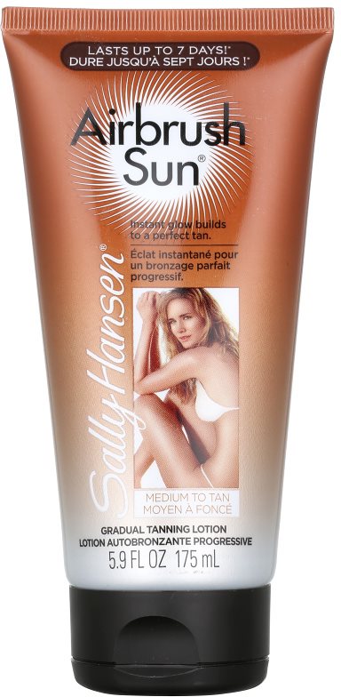 Sally Hansen Airbrush Sun Zelfbruinende Crème voor Gezicht en Lichaam