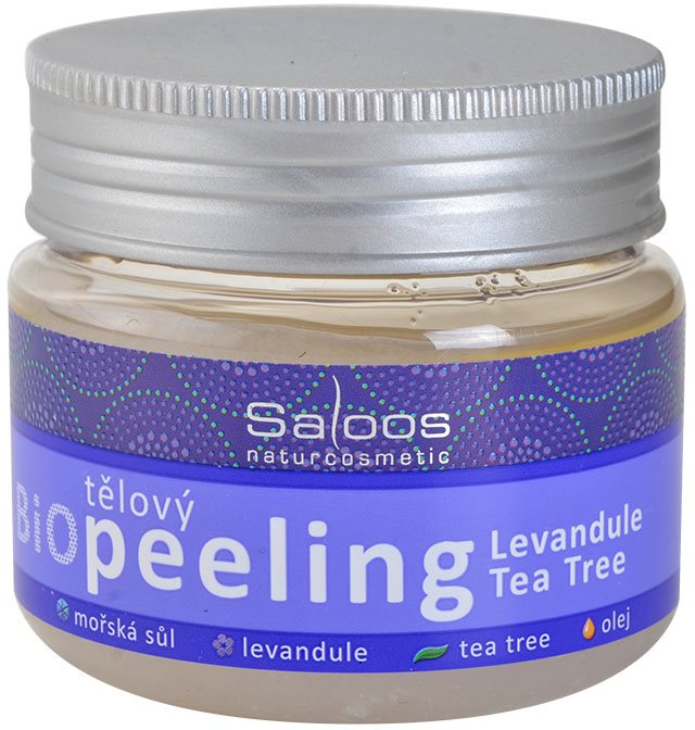 Saloos Bio Peeling piling za telo sivka in tea tree