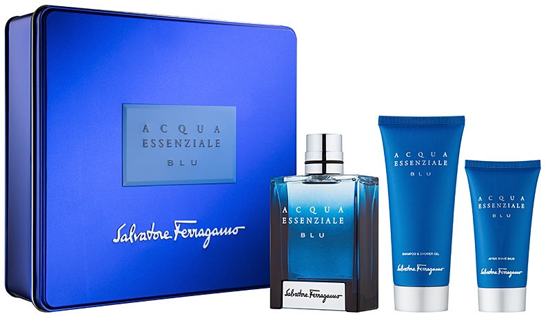 Salvatore Ferragamo Acqua Essenziale Blu Geschenkset V.