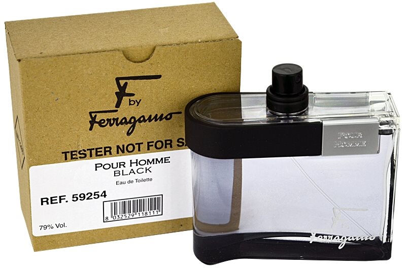 Salvatore Ferragamo F by Ferragamo Black туалетна вода тестер для чоловіків 100 мл