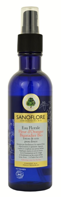 Sanoflore Eaux Florales pomirjajoča cvetlična voda za suho kožo
