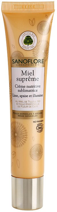 Sanoflore Miel Supreme Visage výživný krém pre rozjasnenie a vyhladenie pleti