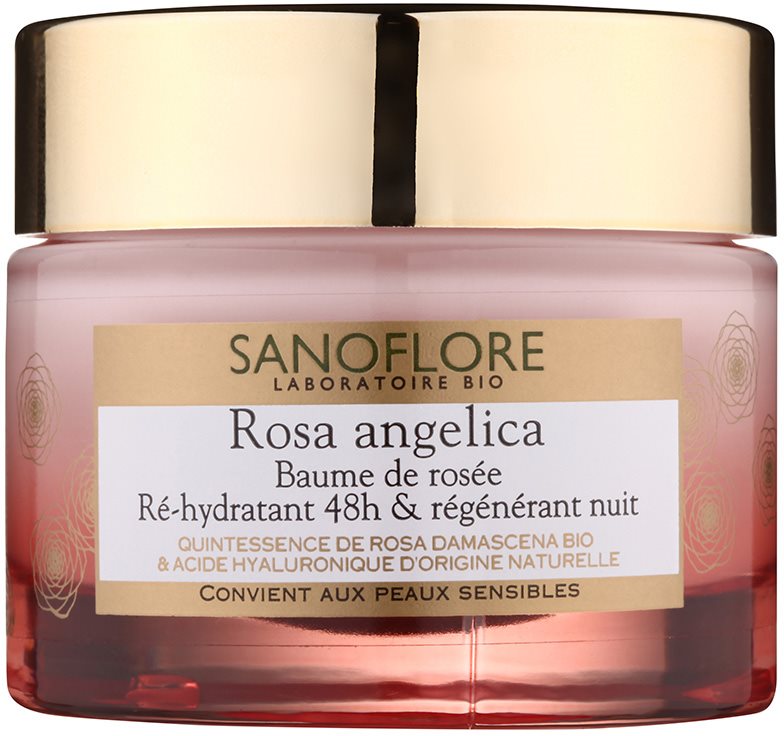 Sanoflore Rosa Angelica vlažilna nočna krema z regeneracijskim učinkom