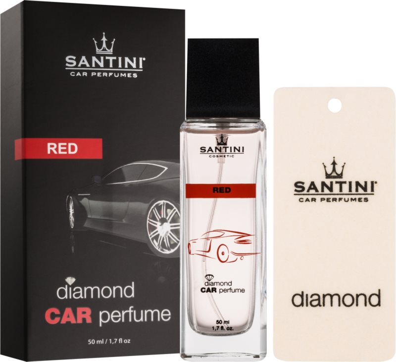 SANTINI Cosmetic Diamond Red désodorisant voiture 50 ml