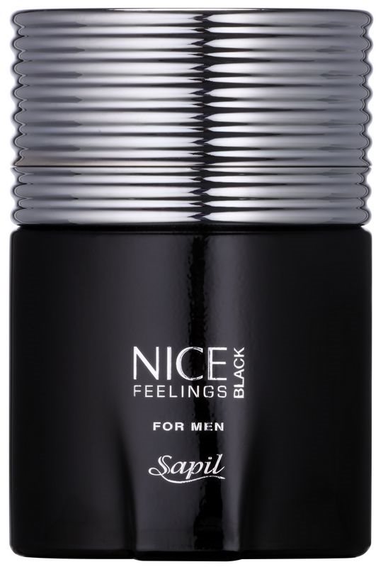 Sapil Nice Feelings Black eau de toilette per uomo 75 ml
