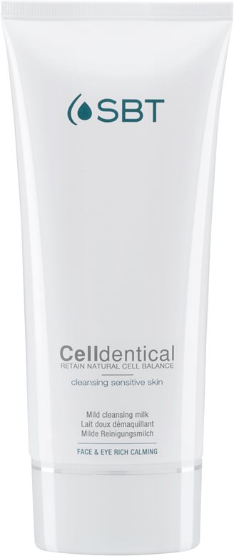 SBT Celldentical leche desmaquillante limpiadora sin perfume