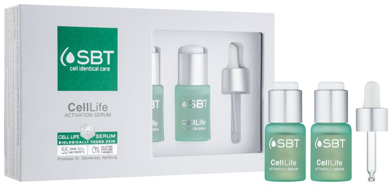 SBT CellLife sérum de activación reafirmante y calmante de la piel para uso diario