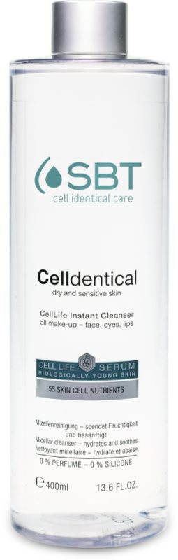 SBT Celldentical Mizellen-Reinigungswasser für empfindliche und irritierte Haut