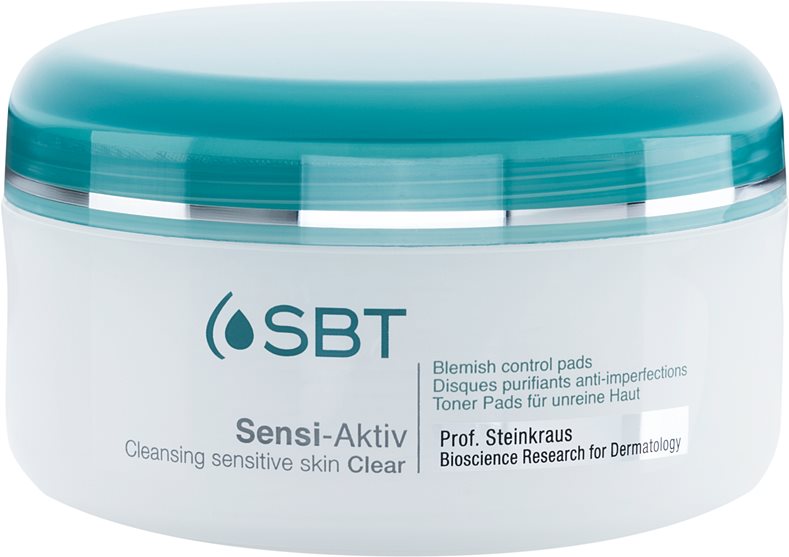 SBT Sensi Aktiv toalhetes de limpeza para pele sensível