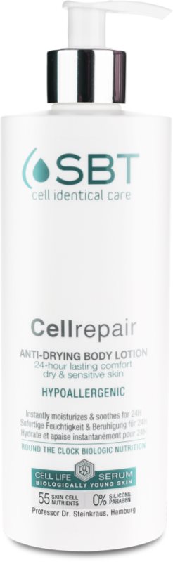 SBT Cellrepair hypoallergene Bodylotion für trockene und empfindliche Haut
