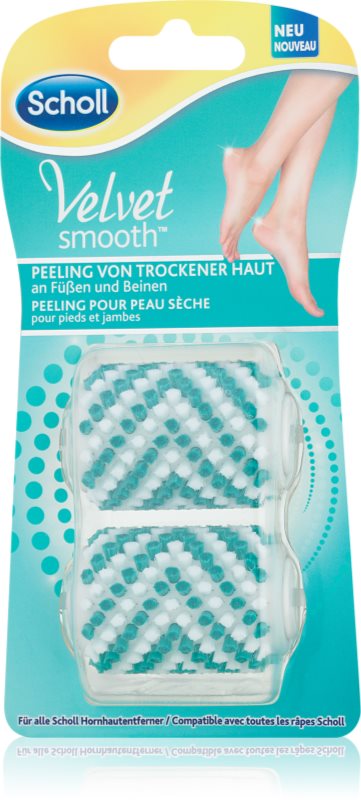 Scholl Velvet Smooth запасна насадка для електричної щітки для ніг з ефектом пілінгу
