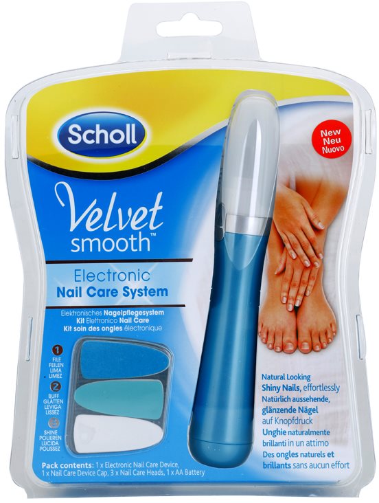 Scholl Velvet Smooth elektrický pilník na nehty