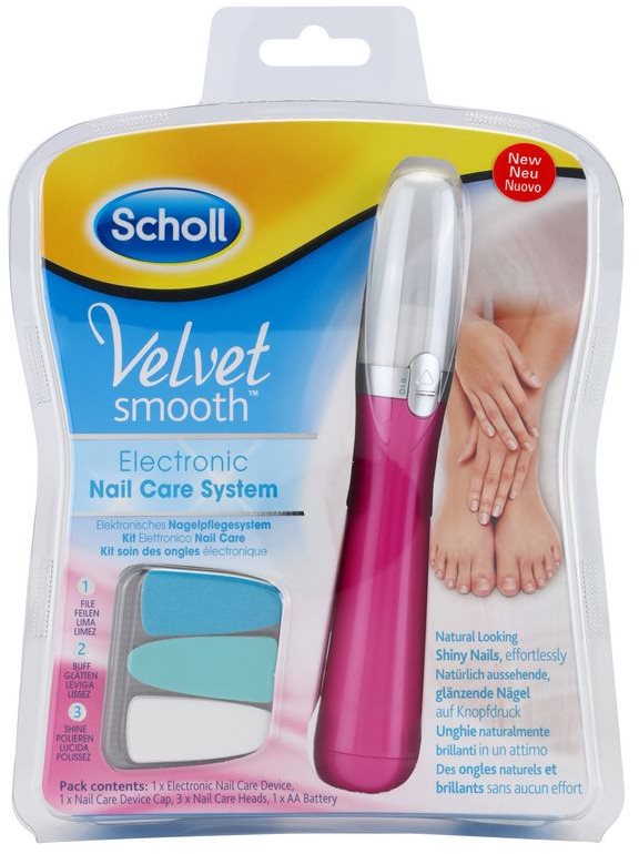 Scholl Velvet Smooth pilă de unghii electrica