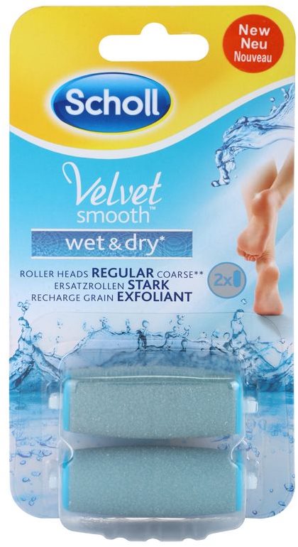 Scholl Velvet Smooth tartalék fejek vízálló elektromos körömreszelőhöz 2 db