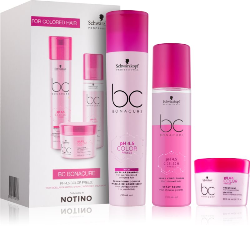 Schwarzkopf Professional pH 4,5 BC Bonacure Color Freeze lote de regalo I. (para cabello teñido)