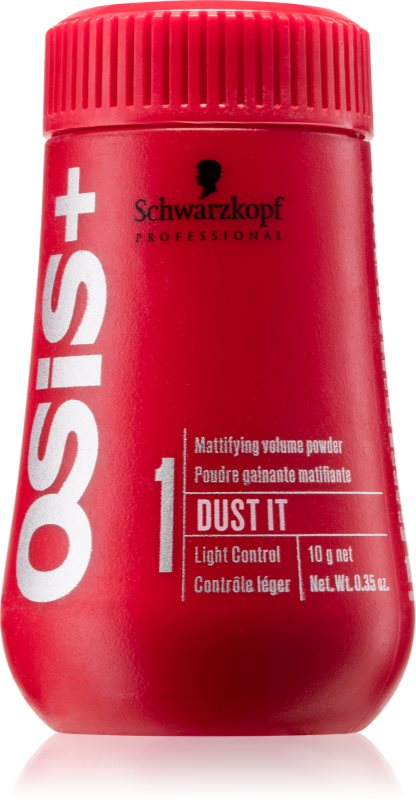 Schwarzkopf Professional Osis+ Dust It Texture púder mely elnyeli a fényt (zsírtalanít) könnyű fixálás