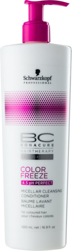 Schwarzkopf Professional PH 4,5 BC Bonacure Color Freeze čistící micelární kondicionér pro barvené vlasy