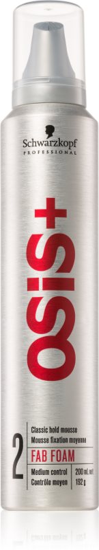 Schwarzkopf Professional Osis+ Fab Foam pena za volumen in obliko pričeske, ki ščiti med toplotnim oblikovanjem za vse tipe las