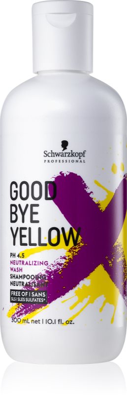 Schwarzkopf Professional Good Bye Yellow šampon za nevtralizacijo rumenih tonov za barvane lase in lase s prameni