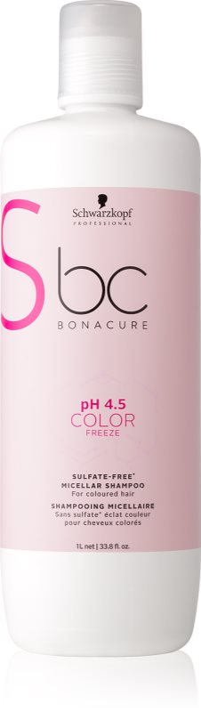 Schwarzkopf Professional pH 4,5 BC Bonacure Color Freeze Sulfaatvrije Shampoo voor Gekleurd Haar