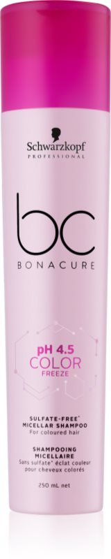 Schwarzkopf Professional PH 4,5 BC Bonacure Color Freeze Micelárny šampón bez sulfátov a parabénov
