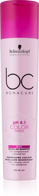 Schwarzkopf Professional PH 4,5 BC Bonacure Color Freeze micelární šampon pro barvené vlasy