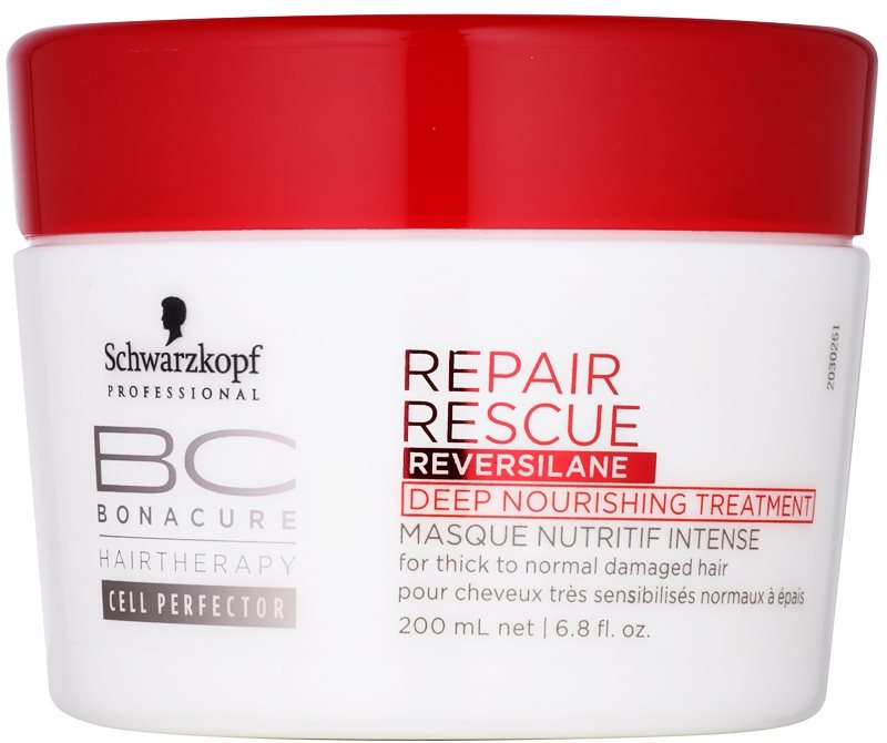 Schwarzkopf Professional BC Bonacure Repair Rescue hĺbkovo vyživujúca kúra pre poškodené vlasy