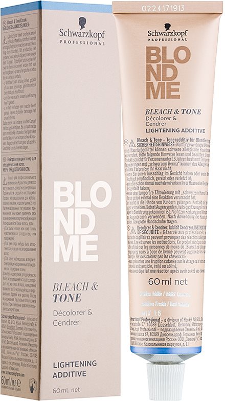 Schwarzkopf Professional Blondme изсветляваща и тонираща добавка