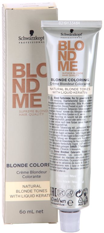 Schwarzkopf Professional Blondme Color barva na vlasy pro přírodní blond odstíny