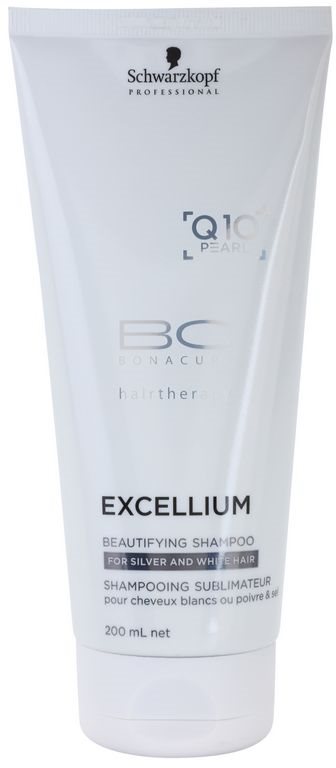 Schwarzkopf Professional BC Bonacure Excellium Beautifying champô de beleza para o cabelo cinzento e branco